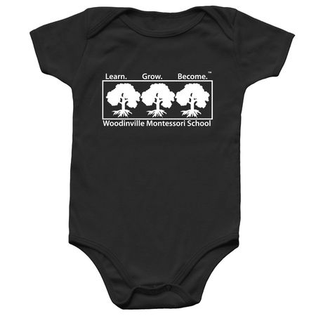 Infant Onesie, a Black Infant Onesie
