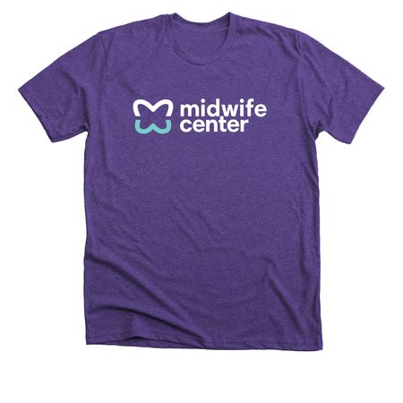 T-Shirts & Long Sleeve Shirts, a Heather Team Purple Premium Unisex Tee