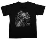 Briar and Bloom, a Black Comfort Colors Unisex Tee (back-view)