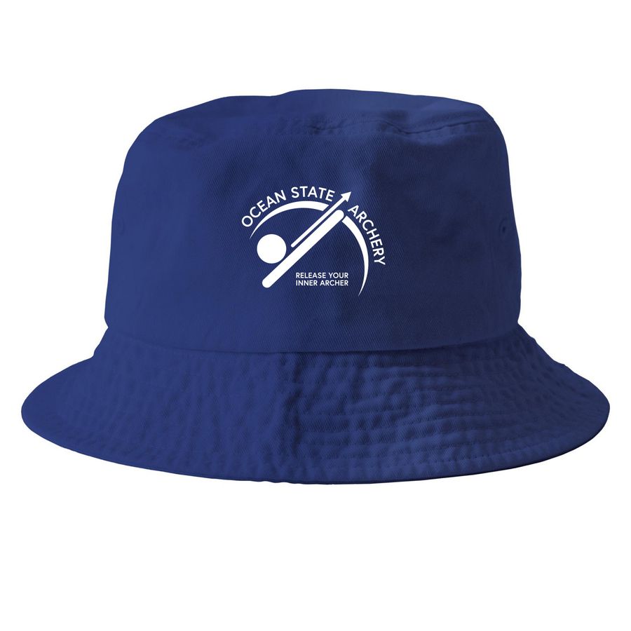 Bucket hat, a Royal Blue Printed Bucket Hat