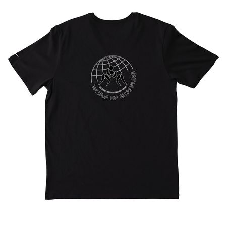 NIKE DRY FIT- I LIKE CIFFEE & JUIU JITSU T, a Black Nike Dri-FIT Jersey Blend Performance Tee (back-view)