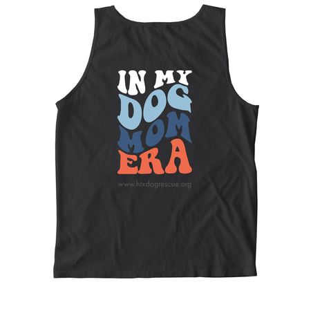 In My Dog Mom Era Shirt, a Black Comfort Colors Tank Top