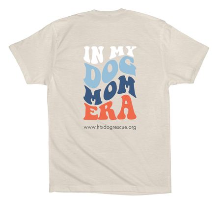 In My Dog Mom Era Shirt, a Dust Premium Cotton Tee