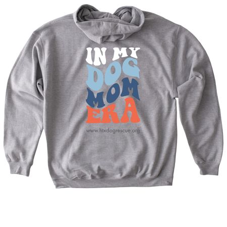 In My Dog Mom Era Shirt, a Sport Grey Gildan Softstyle Pullover Hoodie