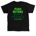 Push Beyond Pelotonia 2026, a Black Classic Unisex Tee