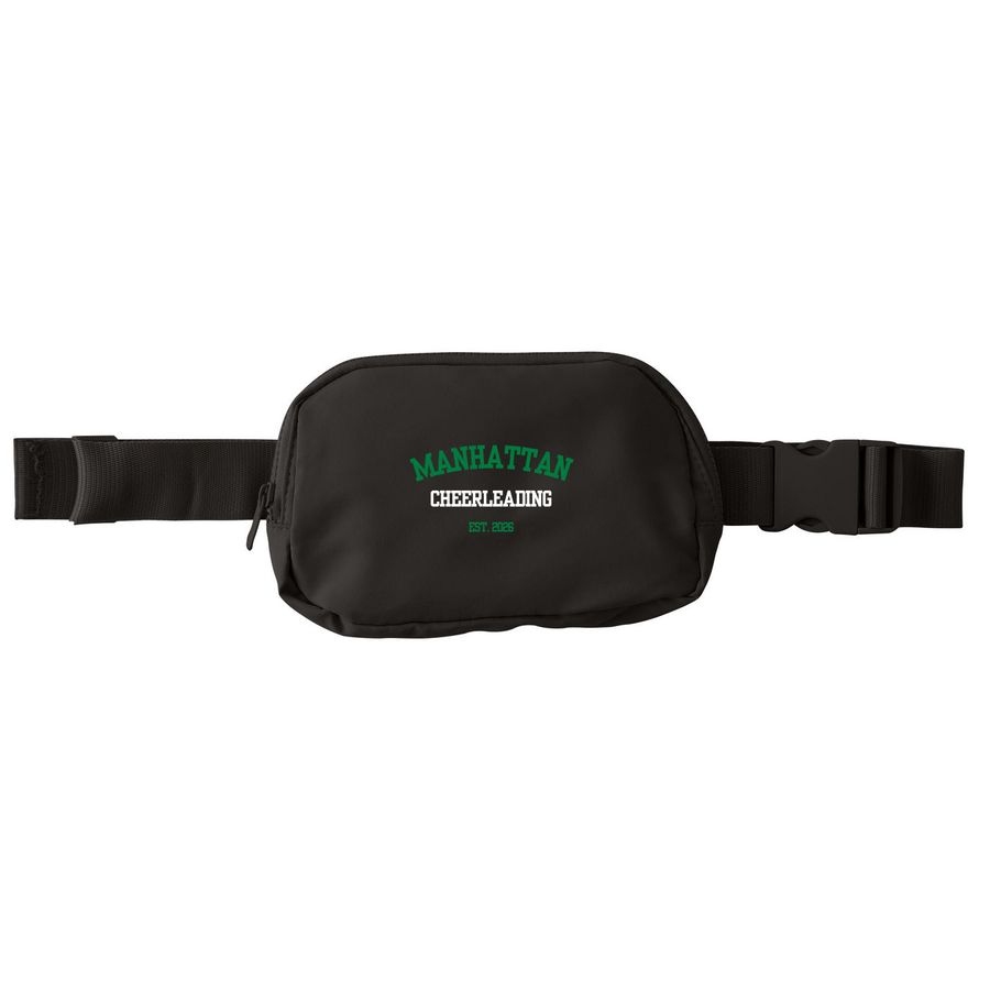 MU Fanny Pack, a Deep Black Matte Hip Pack