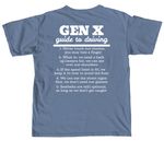 SKPcars Gen X guide, a Blue Jean Comfort Colors Unisex Tee (back-view)