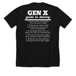 SKPcars Gen X guide, a Solid Black Blend Premium Unisex Tee (back-view)