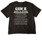 SKPcars Gen X guide, a Black Women's Heavyweight Tee (back-view)