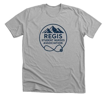 RSNA Logo, a Athletic Heather Premium Unisex Tee