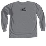 Truthsgiving through Movement, a Granite Comfort Colors Long Sleeve Tee (back-view)