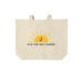 Stay for Next Sunrise Tote, a Natural Cotton Canvas Tote Bag