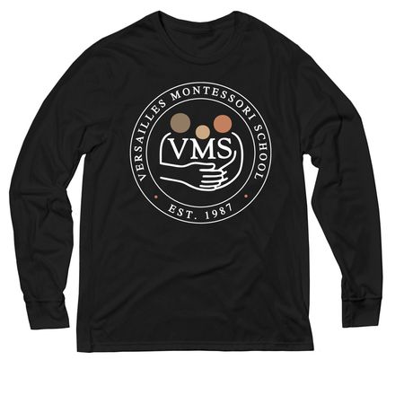 VMS Family, a Deep Black Allmade Eco Triblend Long Sleeve Tee