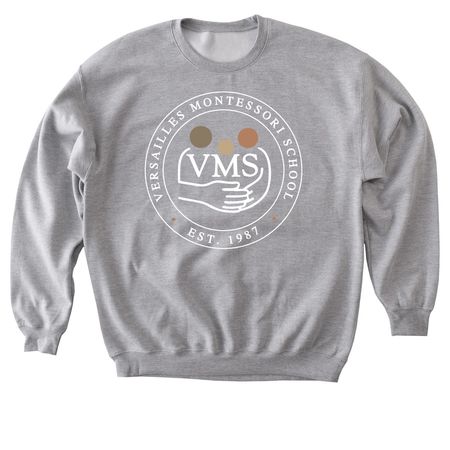 VMS Family, a Sport Grey Softstyle Crewneck Sweatshirt