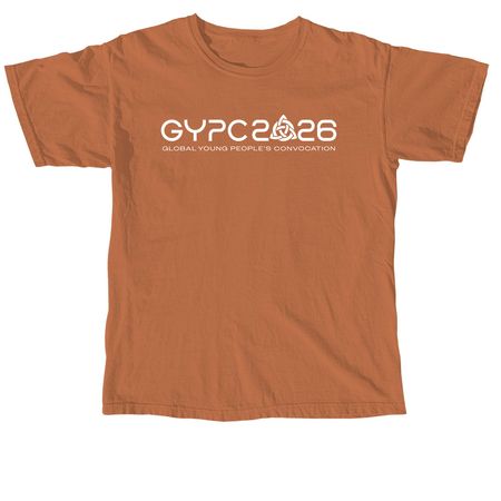 Global Young People Convocation 2026 Tee, a Yam Comfort Colors Unisex Tee