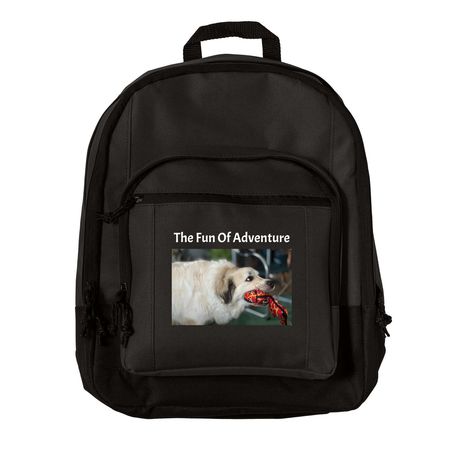 Floof backpack, a Black Everyday Backpack