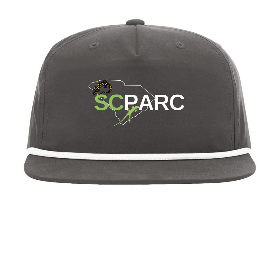 SCPARC Hat, a Charcoal/ White Printed Umpqua Snapback Cap