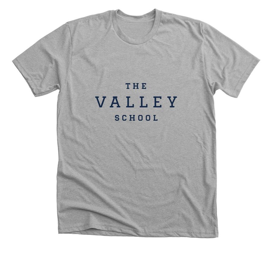 New Dark Logo, double sided, a Athletic Heather Premium Unisex Tee