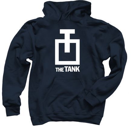 The Tank Hoodie, a Navy Pullover Hoodie