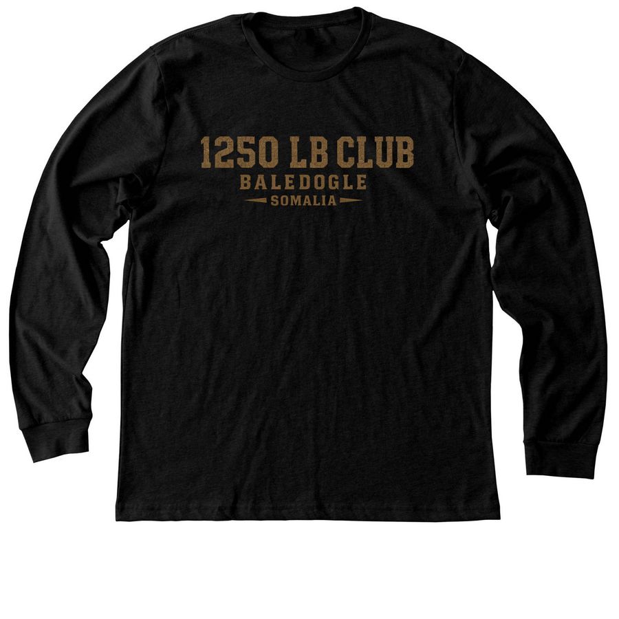 1250 LB CLUB - BMA, a Black Heather Premium Long Sleeve Tee