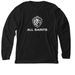 ALL SAINTS Premium Long Sleeve Tee, a Solid Black Blend Premium Long Sleeve Tee
