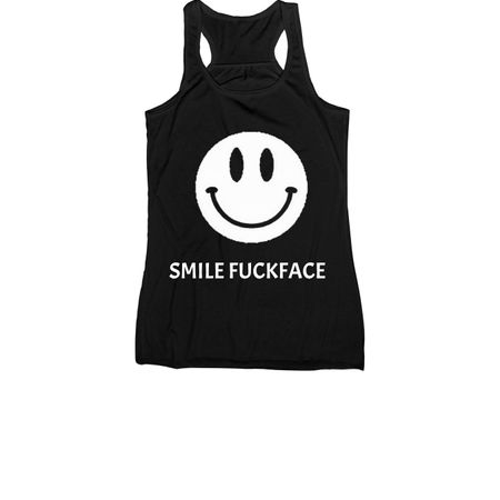 Smile, a Black Women's Racerback