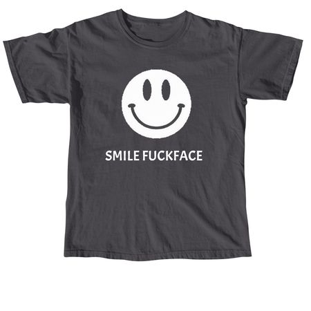 Smile, a Graphite Comfort Colors Unisex Tee