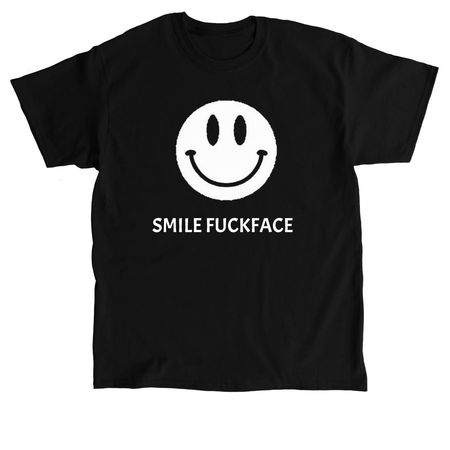 Smile, a Black Classic Unisex Tee
