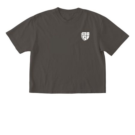 Simple Chatham Logo, a Pepper Comfort Colors Boxy Tee