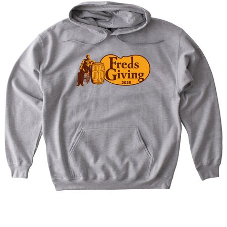 Fredsgiving 2025, a Sport Grey Gildan Softstyle Pullover Hoodie