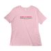 Born to Smash, a Pink Women?s Relaxed Cotton Tee