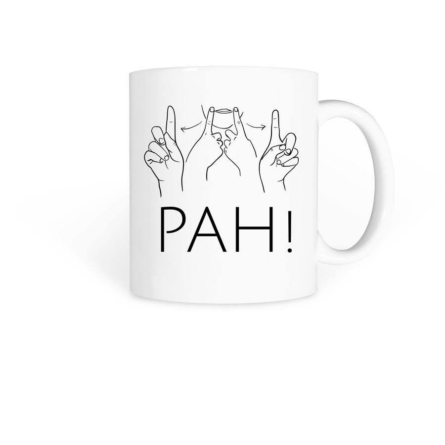 PAH! Mug, a White Coffee Mug