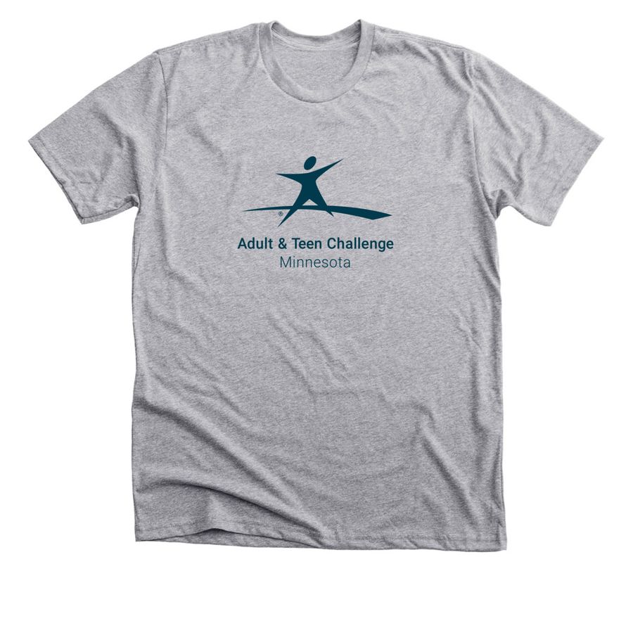MN Adult and Teen Challenge Fundraiser, a Athletic Heather Premium Unisex Tee