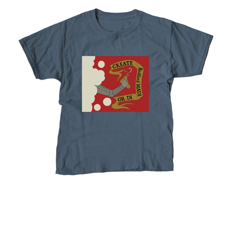 Bedford MADI Flag Throwback&nbsp;, a Indigo Youth Unisex Tee