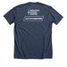 Disney Princess Half Marathon Weekend, a Heather Navy Premium Unisex Tee (back-view)