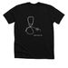 Stethoscope Abstract, a Solid Black Blend Premium Unisex Tee