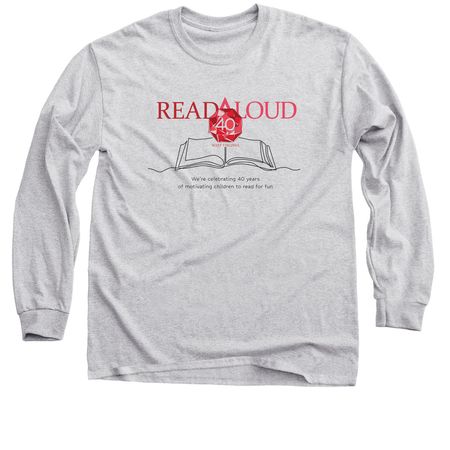 Read Aloud West Virginia, a Sport Grey Classic Long Sleeve Tee