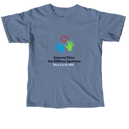 Team Addie&nbsp;, a Blue Jean Comfort Colors Unisex Tee