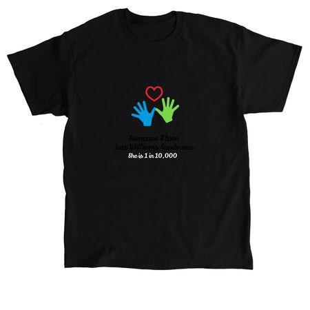 Team Addie&nbsp;, a Black Classic Unisex Tee