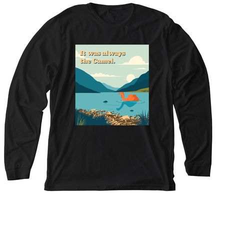 It Was Always the Camel ?&nbsp;, a Solid Black Blend Premium Long Sleeve Tee