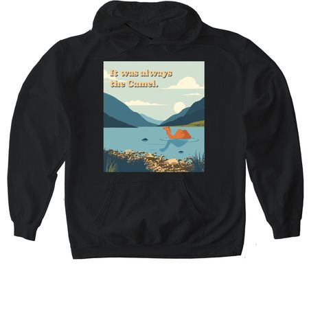 It Was Always the Camel ?&nbsp;, a Black Gildan Softstyle Pullover Hoodie