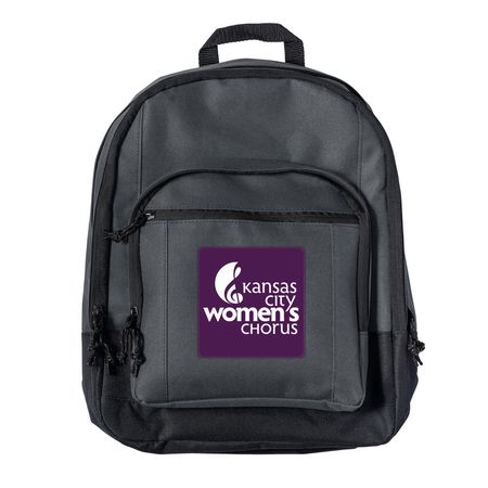 KCWC Purple Backpack, a Dark Charcoal Everyday Backpack