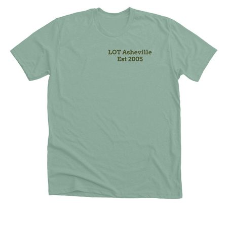 Our 21st Year!, a Heather Dusty Blue Premium Unisex Tee