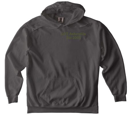 Our 21st Year!, a Pepper Comfort Colors Pullover Hoodie