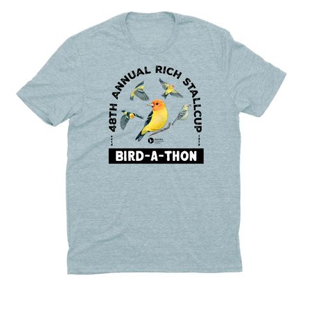 Point Blue 2026 Bird-A-Thon Tees, a I Like You Blue Allmade Eco Triblend Unisex Tee