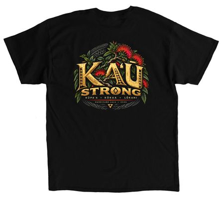Ka?? Strong ? We Belong to One Another, a Black Classic Unisex Tee (back-view)