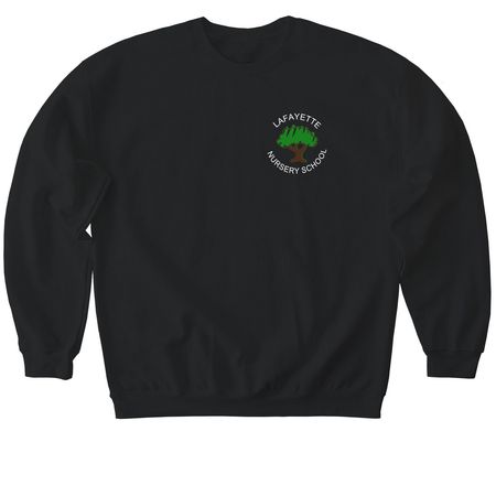 LNS Classic Design, a Black Softstyle Crewneck Sweatshirt