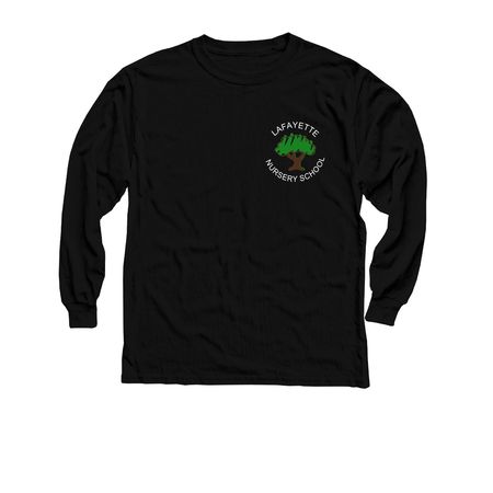 LNS Classic Design, a Black Youth Long Sleeve Tee