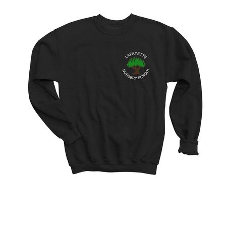 LNS Classic Design, a Black Youth Crewneck Sweatshirt