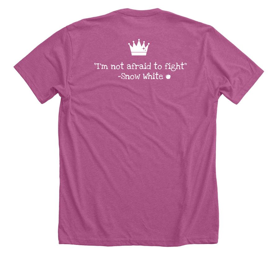 Callie's Heart Transplant Journey <3, a Heather Magenta Premium Unisex Tee (back-view)
